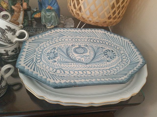 Bandejas de porcelana