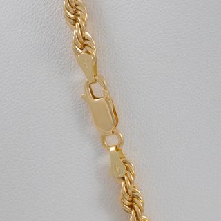 Cadena cordón oro 18k 750 60cm