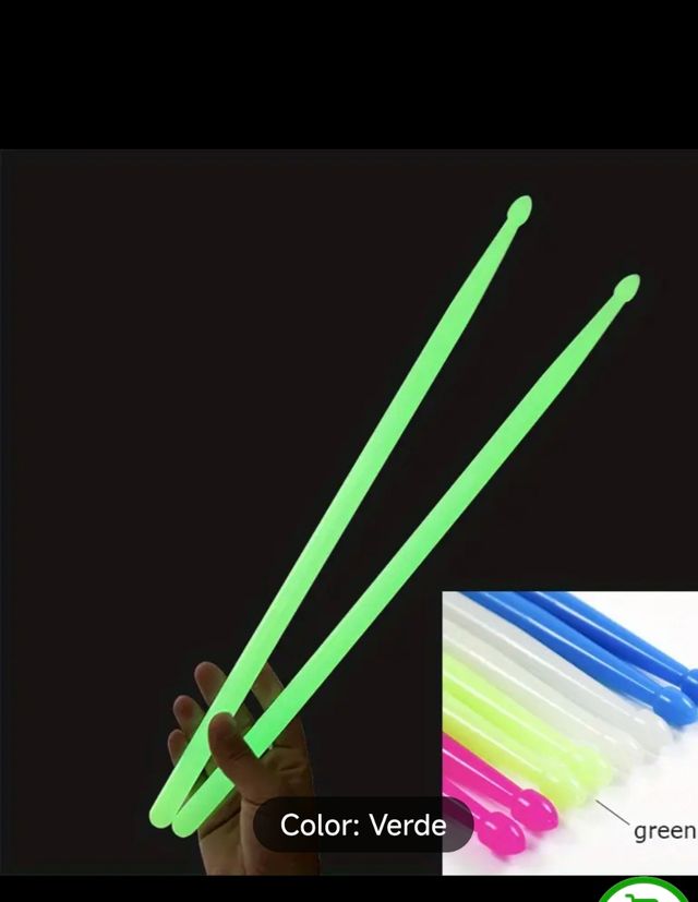 BAQUETAS FLUORESCENTES