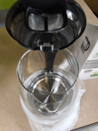 Calentador de agua eléctrico de cristal