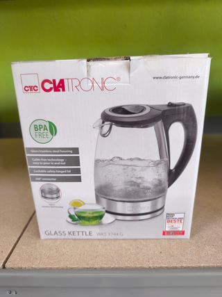 Calentador de agua eléctrico de cristal