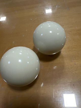 2 Bola Billar Blanca