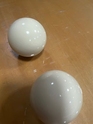2 Bola Billar Blanca