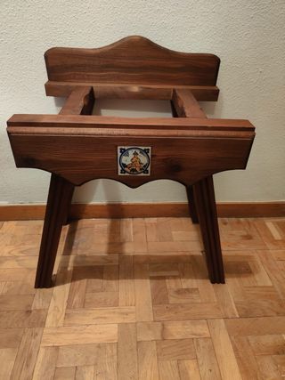Mueble rustico para tinaja 