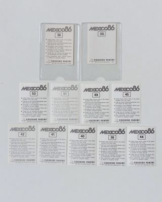 CROMOS ITALIA MUNDIAL MEXICO 86 PANINI