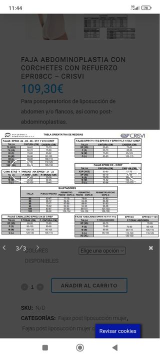 Faja abdominoplastia con corchetes-CRISV