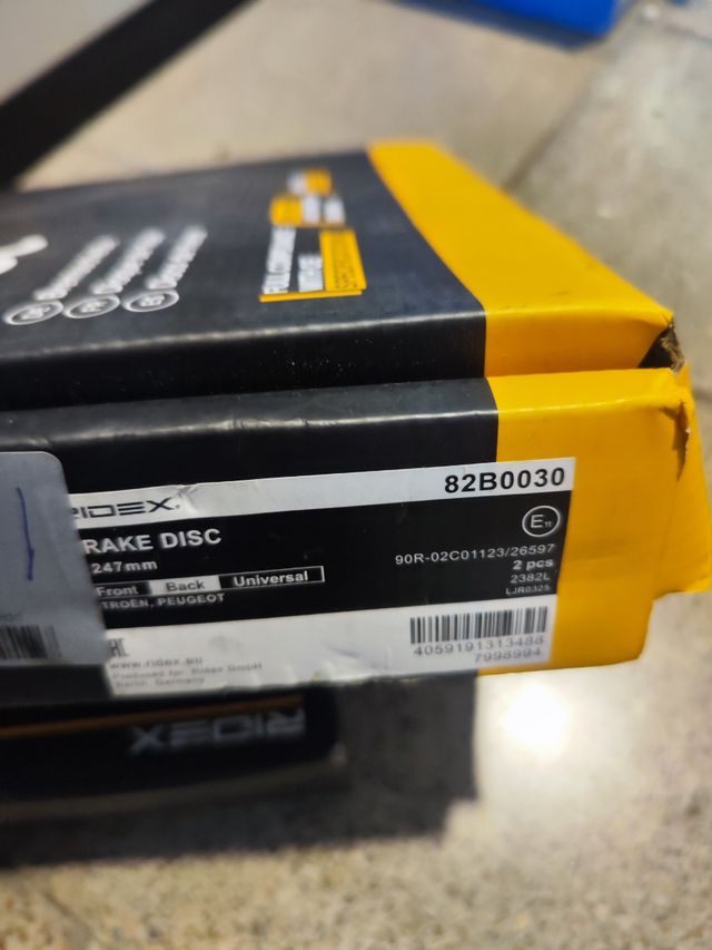 Freno de disco Peugeot 206