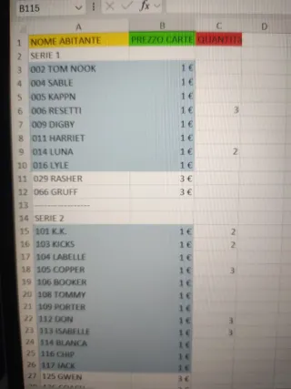 Animal Crossing Amiibo lotto Nintendo