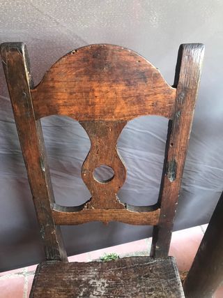 Silla madera
