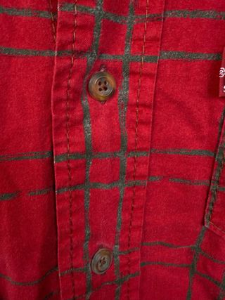 LEVIS RED TAB camisa roja cuadros talla L 