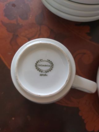 Tazas marineras de porcelana bidasoa