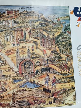 XACOBEO GALICIA CAMIÑO NORTE DE SANTIAGO POSTER