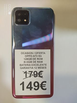 OPPO A73 5G 128 GB 11 GB RAM - Come nuovo 