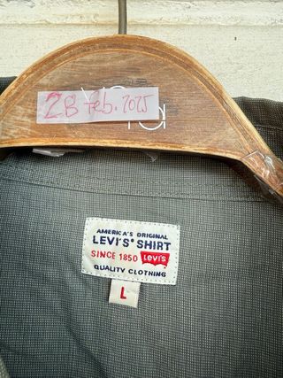 LEVIS SHIRT camisa cuadritos talla L VINTAGE