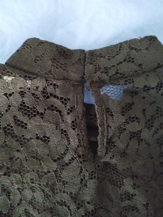 Top corto pizzo elastico tg.S Bershka 