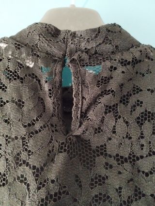 Top corto pizzo elastico tg.S Bershka 