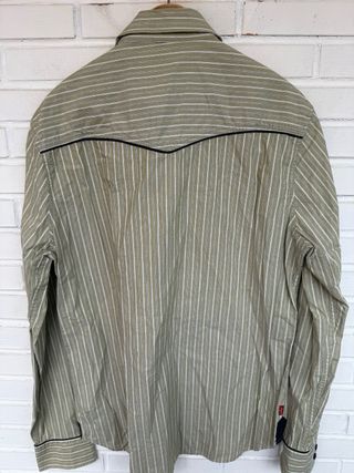 VINTAGE camisa cowboy rayas LEVIS talla L 