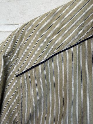 VINTAGE camisa cowboy rayas LEVIS talla L 