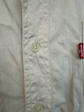 LEVIS RED TAB camisa beige talla L VINTAGE 