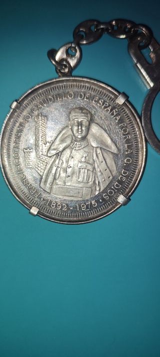 Llavero de moneda una onza