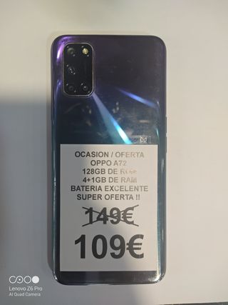 OPPO A72 128 GB 5 GB RAM - Come nuovo
