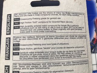 4  Pastillas de frenos  Gas Gas  KTM  Husqvarna