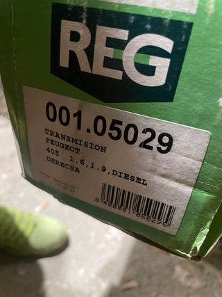 Palier transmisión Peugeot 405 1.6 y 1.9d