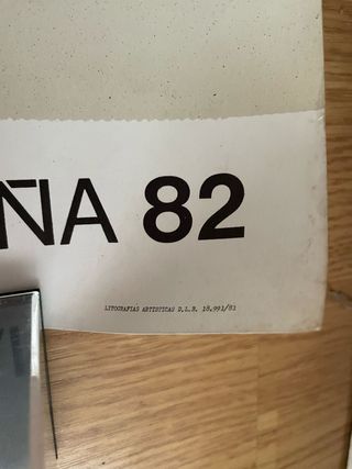 Copa del mundo de futbol España 1982