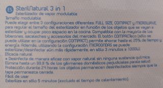 Esterilizador de vapor Chicco