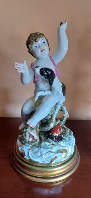 Pareja Ángeles de porcelana 