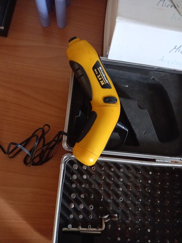 Destornillador eléctrico con batería