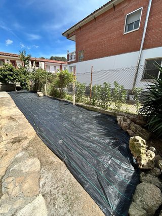 Jardineria, limieza de parcelas
