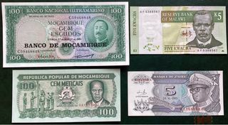 Lote billetes Africa