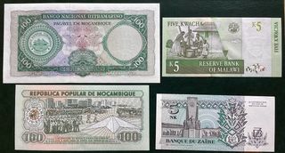 Lote billetes Africa