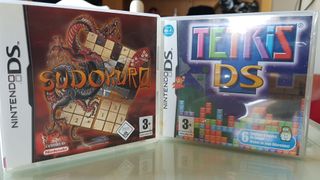 Consolas Nintendo DS Lite blanca y negra + juegos