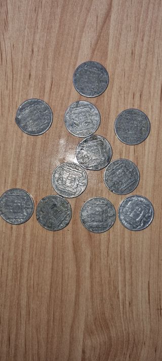 Lote monedas 10 céntimos