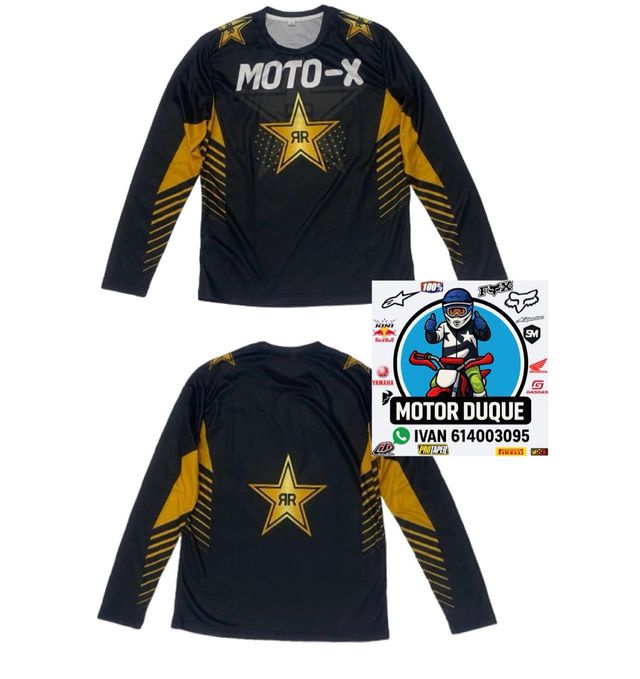 camiseta Rockstar moto motocross pitbik talla M