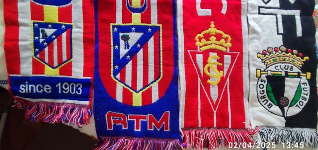 Bufandas Atlético de Madrid.