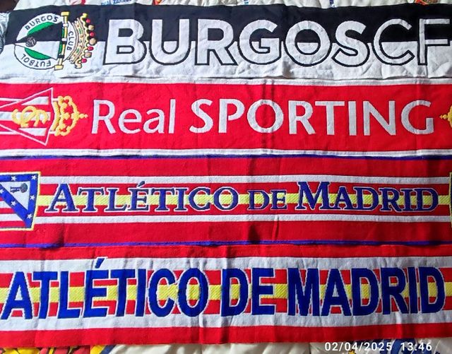 Bufandas Atlético de Madrid.