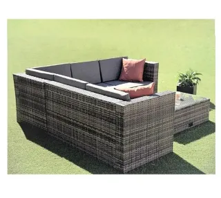 Sofa rinconera con mesita  para exterior