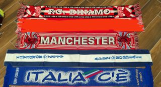 Sciarpe calcio football bufandas tifosi stadio 