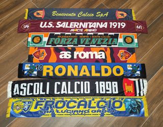 Sciarpe calcio football bufandas tifosi stadio 