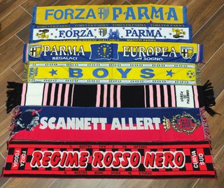 Sciarpe calcio football bufandas tifosi stadio 