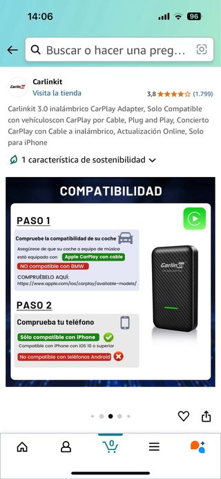 CARLINING 3.0 INALAMBRICO