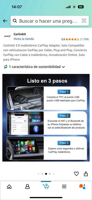 CARLINING 3.0 INALAMBRICO