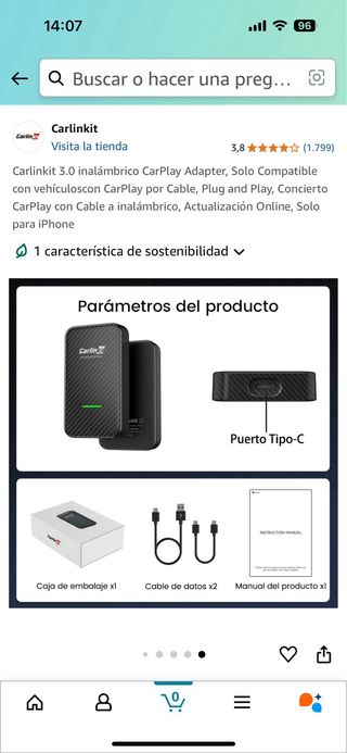 CARLINING 3.0 INALAMBRICO