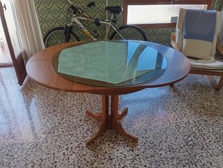 Mesa redonda extensible