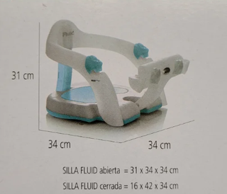 Asiento bañera bebé Jane Fluid 360