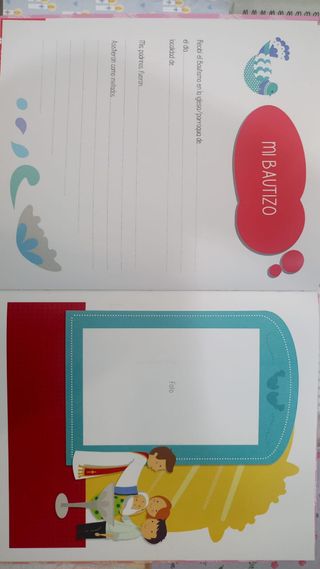 Libro comunion niña con maletin