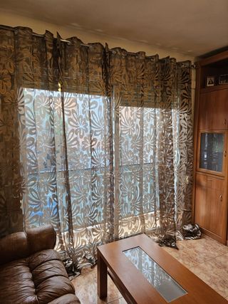 Dos Cortinas Transparentes de Alta Calidad